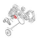 Alfa Romeo 166 Auxiliary tensioner/idler. Part Number 55184761