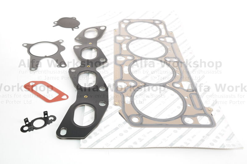 Set Of 4 Copper Exhaust Manifold Gaskets For Alfa Romeo 1300-2000cc (1956-1994) - Made In Italy
