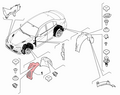 Alfa Romeo Protection. Part Number 50567336