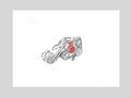 Alfa Romeo 155 Auxiliary tensioner/idler. Part Number 55190053