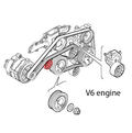 Alfa Romeo Spider Auxiliary tensioner/idler. Part Number 55190054