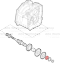 Alfa Romeo  Gear shaft bearing. Part Number 55574104